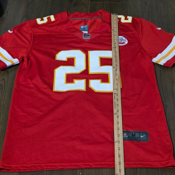 Clyde Edwards-Helaire Jersey Medium Nike Chiefs 25 Red NFL On Field - Picture 5 of 5